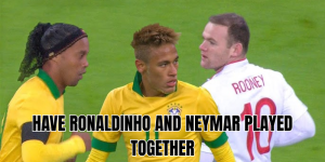 have ronaldinho and neymar played together